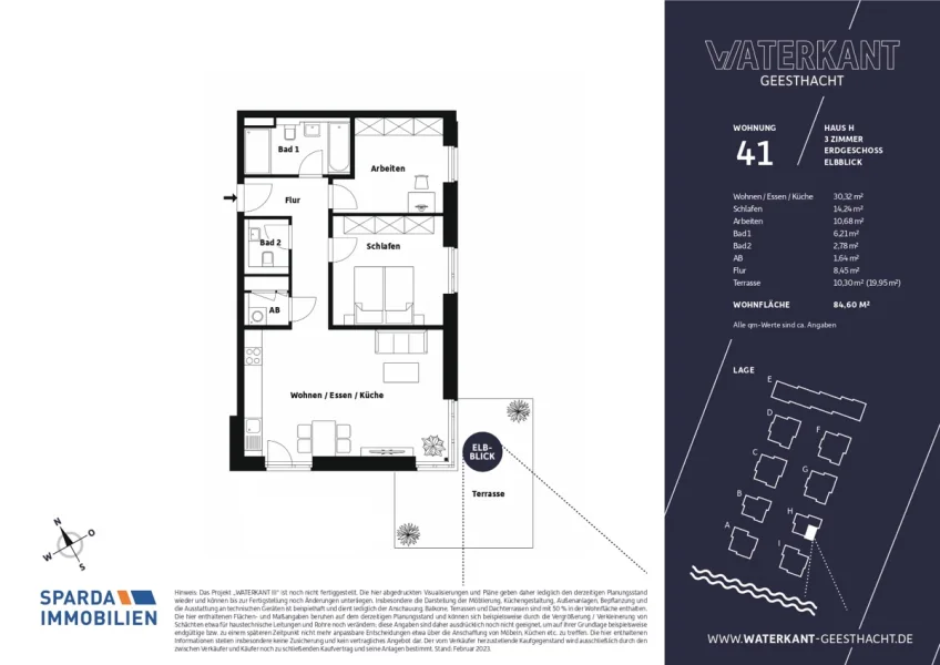 Grundriss Wohnung 41