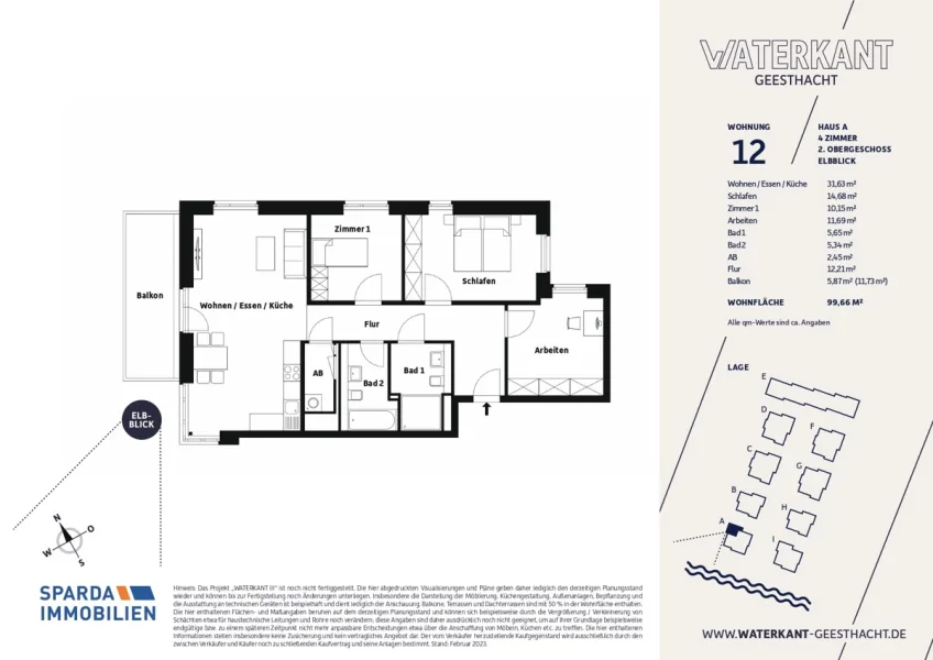 Grundriss Wohnung 12