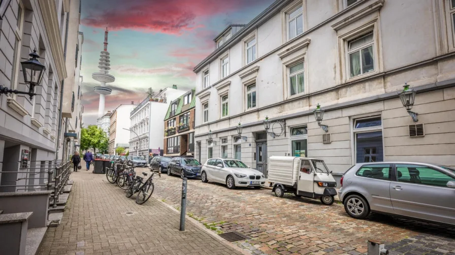 Ansicht - Zinshaus/Renditeobjekt kaufen in Hamburg-Rotherbaum - Interessante Gewerbefläche in direkter Uni Nähe