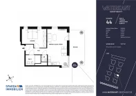 Grundriss Wohnung 44