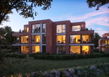 Titelbild - Wohnung kaufen in Fehmarn - 2-Zimmer-Wohnung mit Dachterrasse und Blick aufs Meer