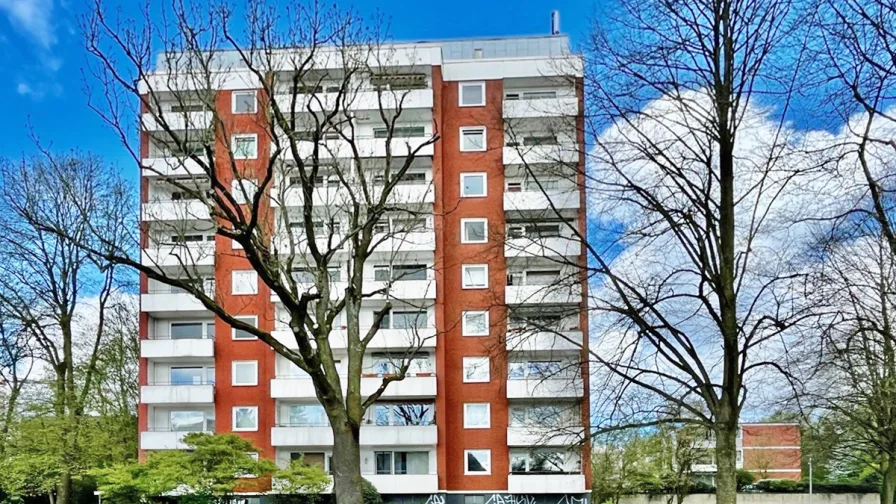 Balkonansicht - Wohnung kaufen in Hamburg / Eidelstedt - Modernes 1-Zimmer Appartement mit Weitblick