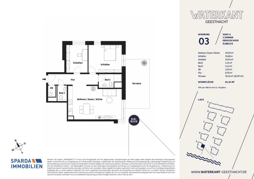 Grundriss Wohnung 3