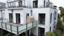 Außenansicht Balkon zur Ostsee