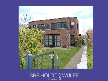 Ansicht-Portal - Haus mieten in Hamburg - Hochwertige Doppelhaushälfte in bester Wohnlage