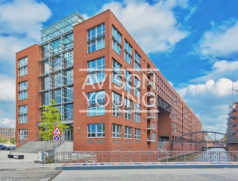 Außenansicht - Büro/Praxis mieten in Hamburg - Büroflächen mit Blick auf den Binnenhafen