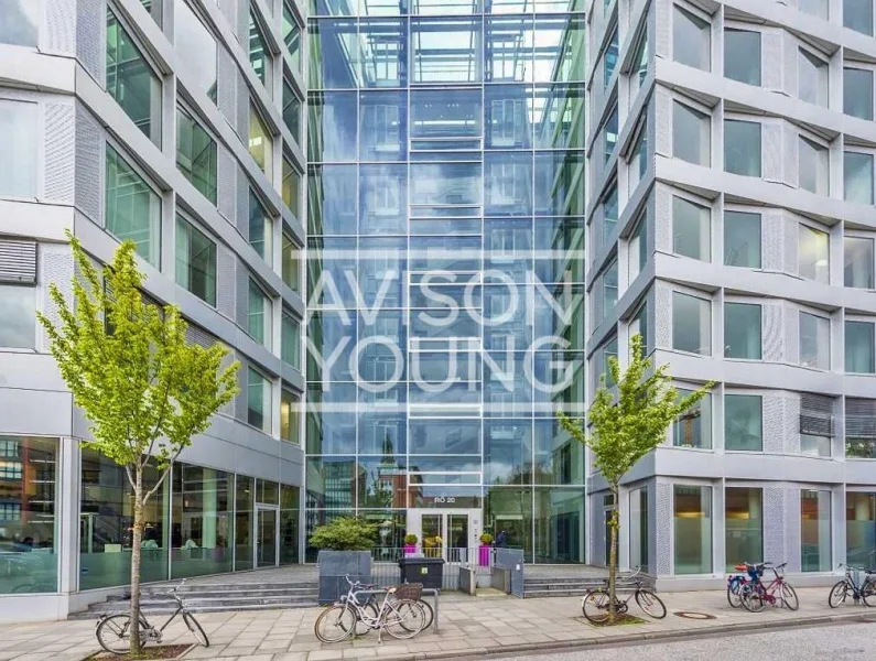 Außenansicht - Büro/Praxis mieten in Hamburg - Helle Büros mit Weitsicht und Dachterrasse