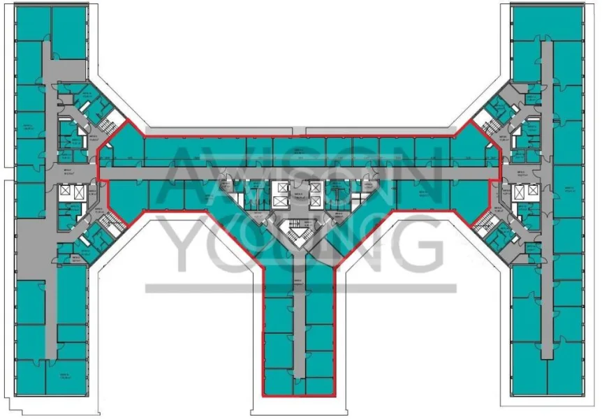 6. OG mit 1.030m²