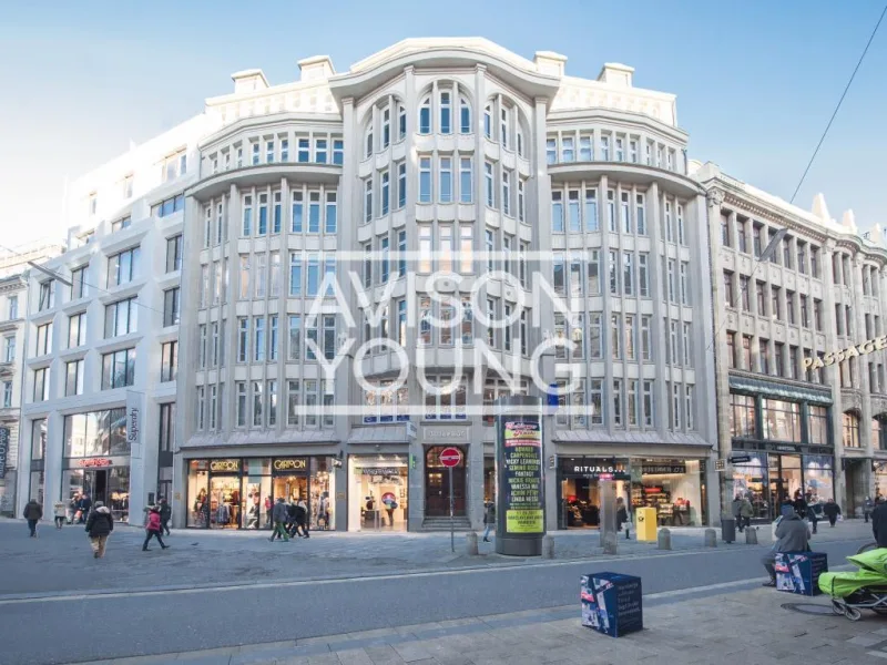 Außenansicht - Büro/Praxis mieten in Hamburg - Kontorhaus direkt am Gänsemarkt