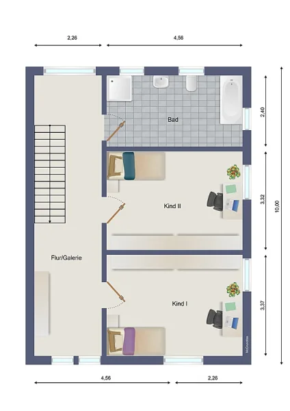 Grundriss OG DHH rechts