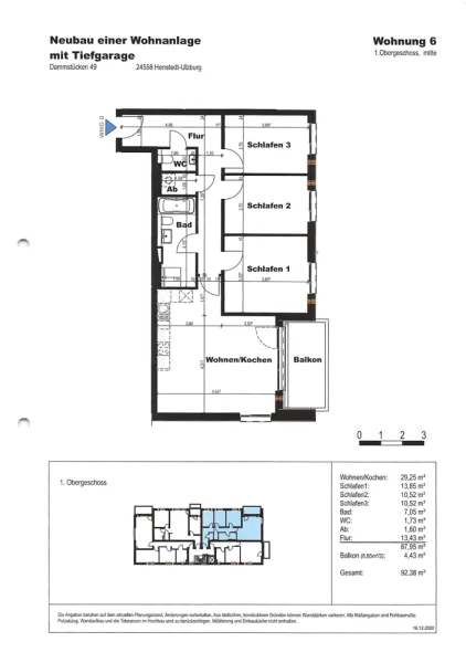 Grundriss Dammstücken - Wohnung mieten in Henstedt-Ulzburg - Geräumige 4- Zimmer- Wohnung im grünen Henstedt-Ulzburg