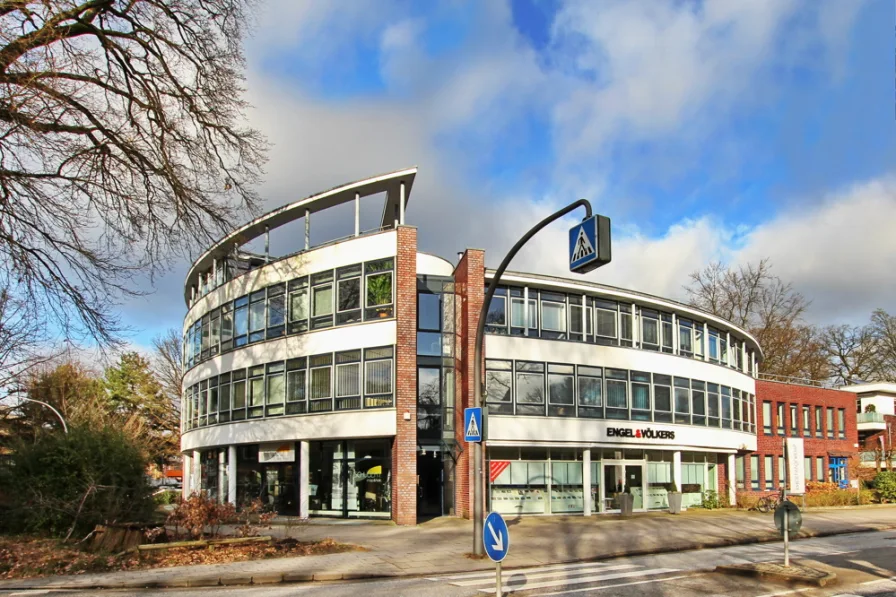 Ansicht - Büro/Praxis mieten in Hamburg / Volksdorf - Moderne Büro- / Praxisetage im Herzen von HH-Volksdorf