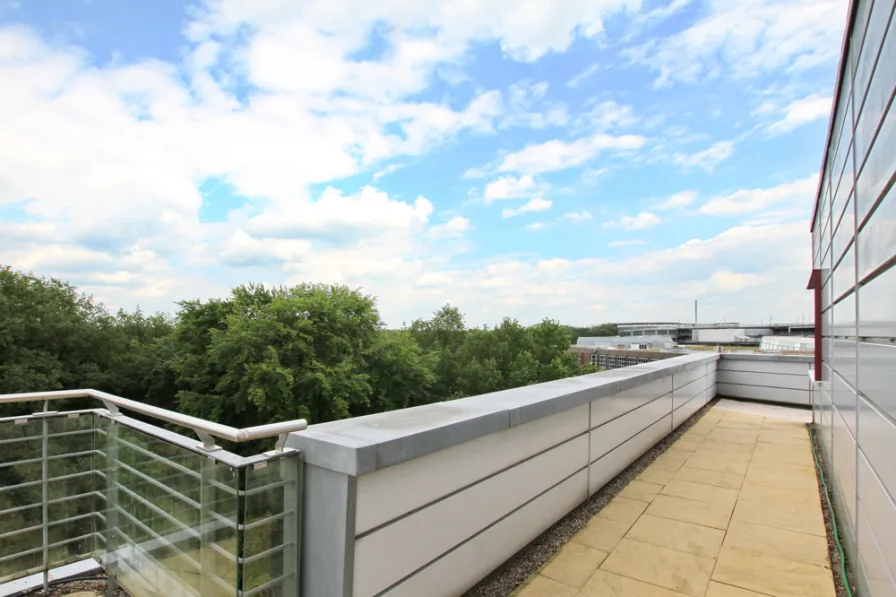 Durchgang Dachterrasse