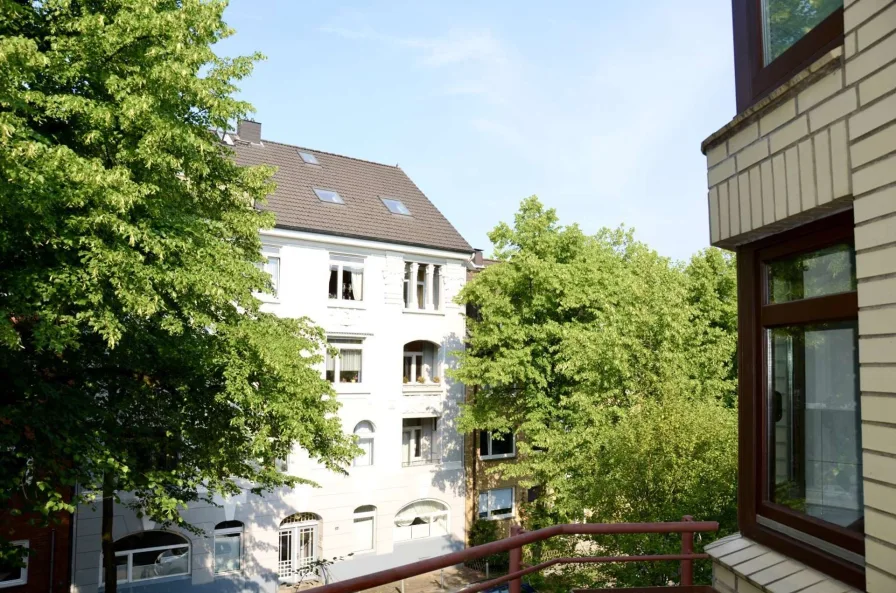 Ausblick vom vorderen Balkon