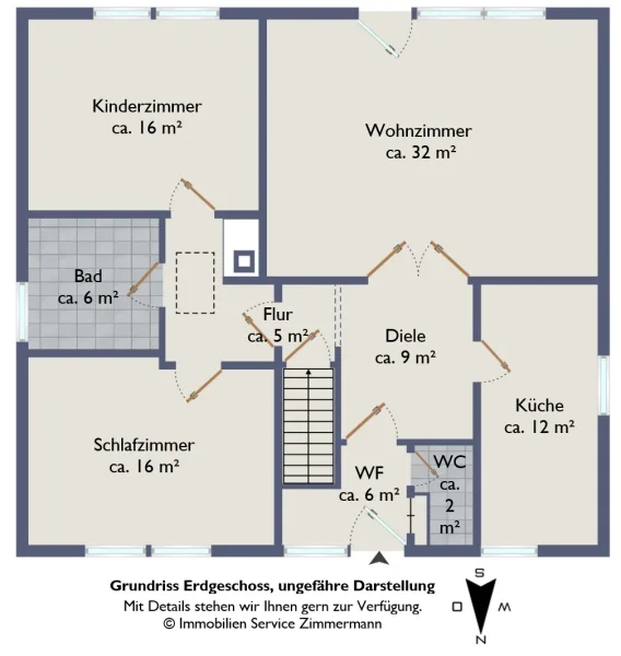 Grundriss Erdgeschoss