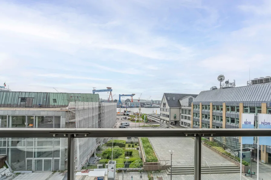 Ausblick von dem Balkon 