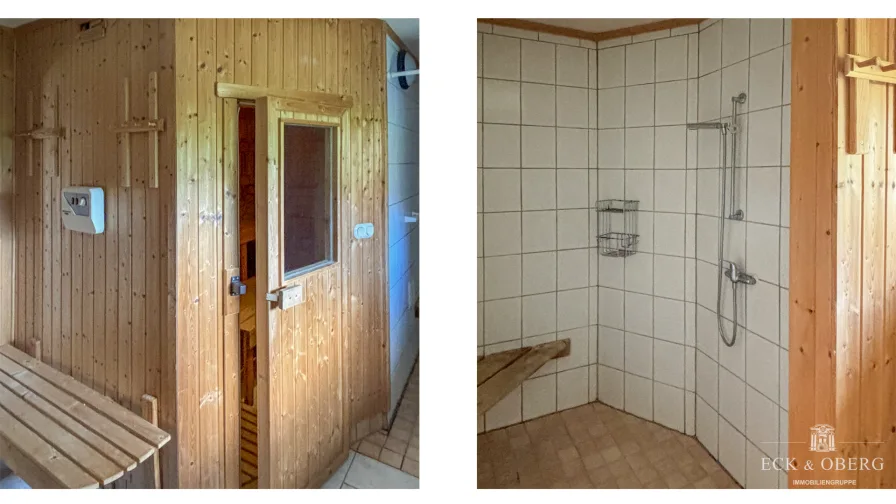 Gästehaus: Sauna & Dusche