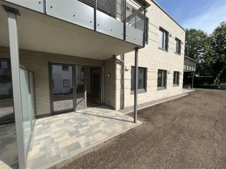 Terrasse in Südlage - Wohnung kaufen in Eckernförde - 80 Meter zum Strand - Barrierearme 2-Zimmer Wohnung - Terrasse mit Ostseeblick