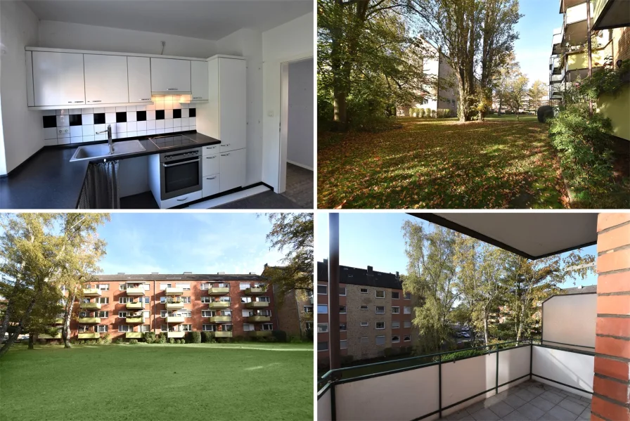Titelbild - Wohnung kaufen in Geesthacht - Geesthacht, Nähe Hamburg: Helle 2,5 Zimmer-Wohnung mit Balkon OTTO STÖBEN GmbH