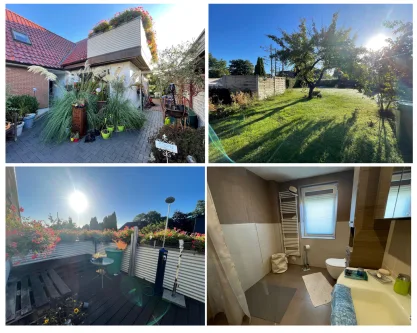 Collage - Haus kaufen in Neumünster - Schönes großzügiges Einfamilienhaus mit Garten in Tungendorf - OTTO STÖBEN GmbH