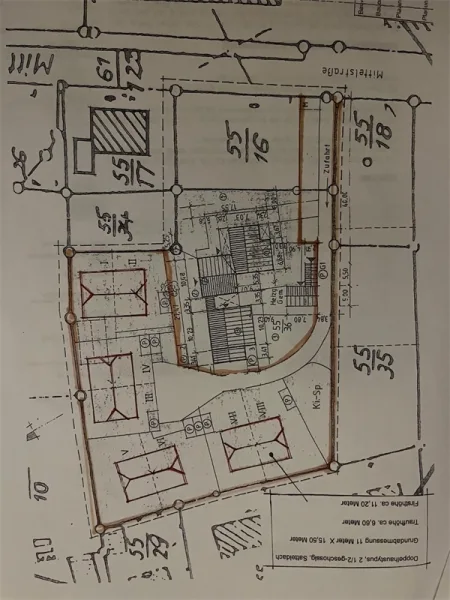 Flächenplan Projekt Bruenning