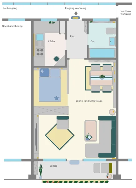 Grundriss schematisch