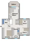 Schematischer Grundriss EST 15