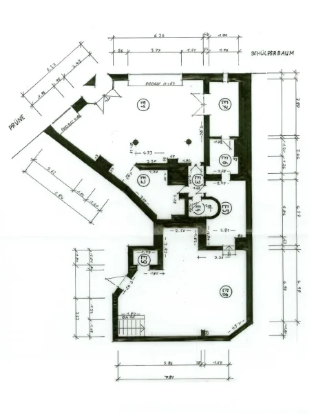 Grundriss Laden