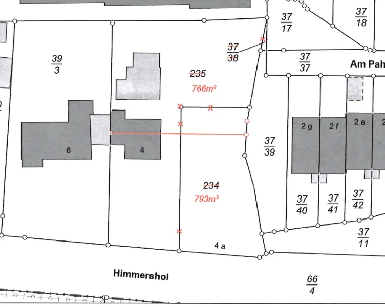 Aufteilung - Grundstück kaufen in Wees - Vor den Toren Flensburgs: Baugrundstück in Wees zu verkaufen! OTTO STÖBEN GmbH