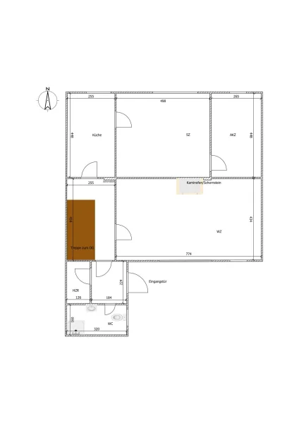 Grundriss Erdgeschoss 1