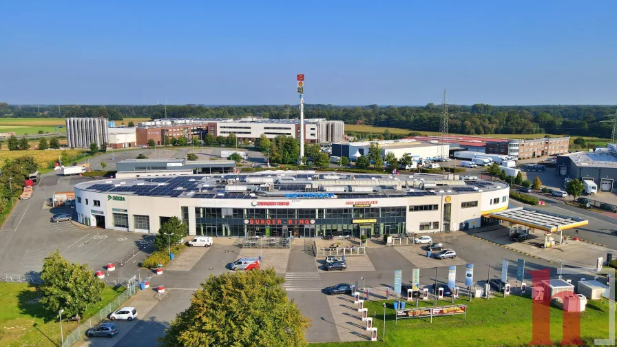 batch_dji_fly_20240920_102706_648_1726820925228_photo - Büro/Praxis mieten in Lohne (Oldenburg) - Exklusive Büro-/Laden-/Praxisflächen in Lohne - Direkte A1-Anbindung  