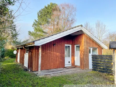 Ansicht SO - Haus kaufen in Sterup - Klein, aber mein- Holzhaus im skandinavischen Stil