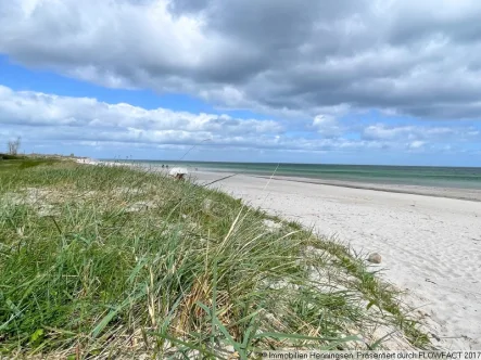 toller Sandstrand vor der Tür - Wohnung kaufen in Kronsgaard - AM STRAND- Moderne EG-Wohnung in Kronsgaard/Ostsee