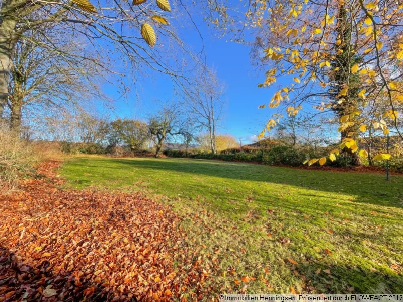 Garten im Herbst