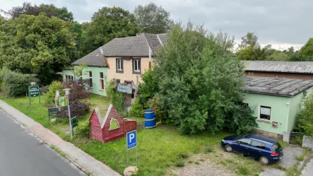 Ansicht Landgasthof - Haus kaufen in Eixen - Landgasthof mit Kegelbahn und vielfältigen Entwicklungsmöglichkeiten 