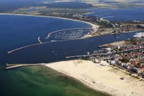 Seebad Warnemünde Strand und Yachthafen