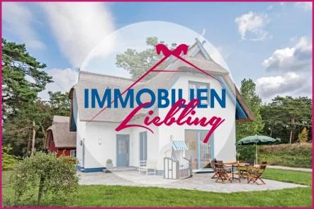 Käptn12b-Außenaufahme - Haus kaufen in Zirchow / Ahlbeck - Schön.Reet. Fischerdorf. - Ferienhaus auf Usedom am Stettiner Haff - Keine Käuferprovision -