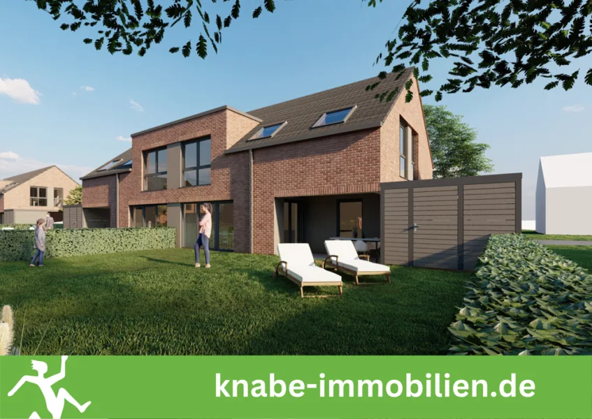 Doppelhaushälfte 5279 - Haus kaufen in Bad Essen - Starten Sie jetzt in eine energieeffiziente & sichere Zukunft!