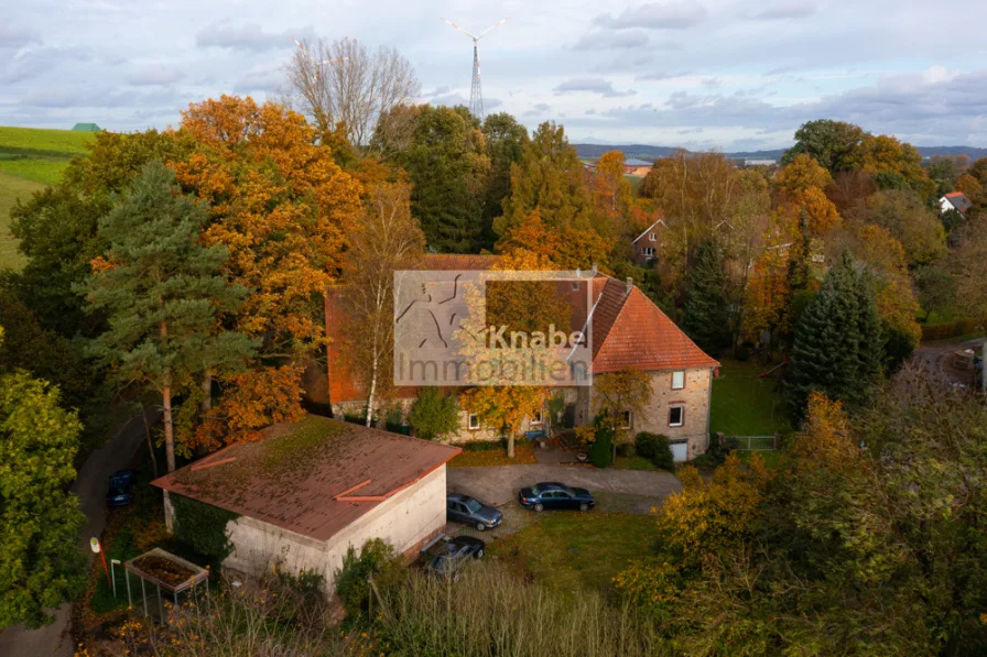 Ehemalige Hofstelle Melle-Gesmold - Haus kaufen in Melle - Viel Platz, ländliche Ruhe, mehrere Generationen!