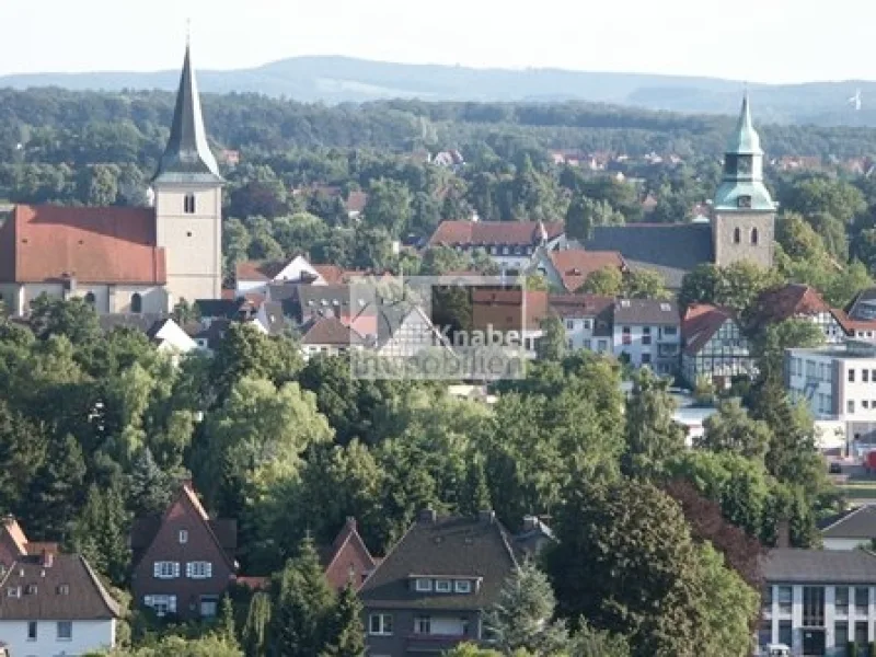 Blick über Melle-Mitte - Grundstück kaufen in Melle - Eines der letzten Filetstücke in Melle-Mitte!