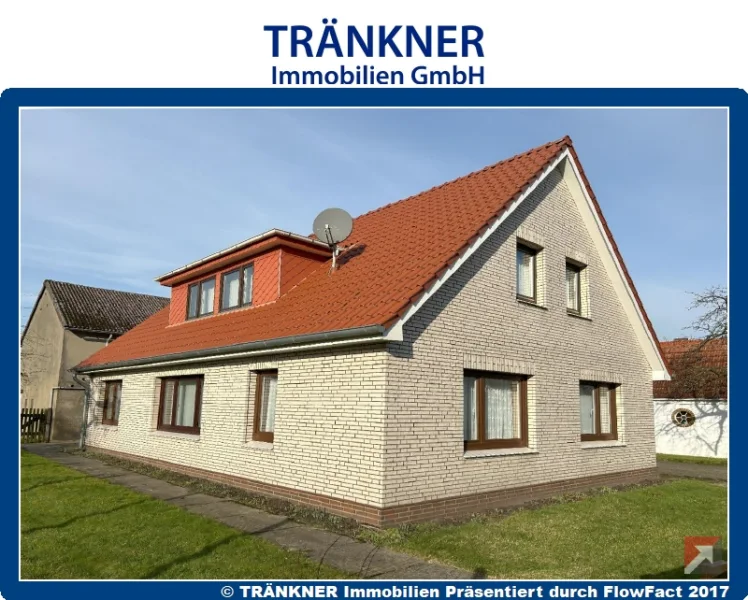 Ansicht - Haus kaufen in Drangstedt - Gepflegtes Einfamilienhaus mit Nebengelass