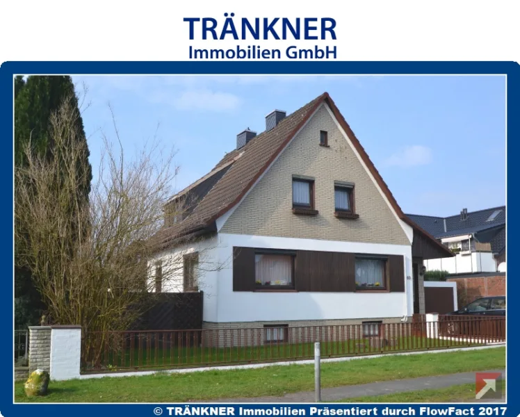 Ansicht - Haus kaufen in Bremerhaven - Gemütliches Siedlungshaus im Schierholzgebiet