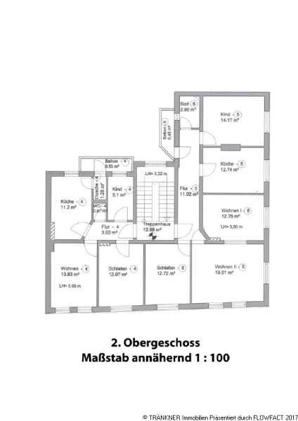 Grundriss 2 Obergeschoss