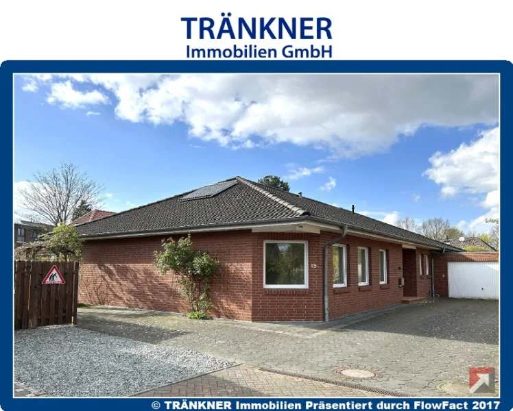 Ansicht - Haus kaufen in Bremerhaven - In guter Nachbarschaft: Geräumiger Bungalow