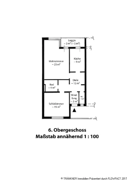 Grundriss 6 Obergeschoss