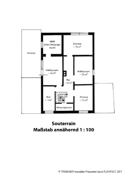 Grundriss Souterrain