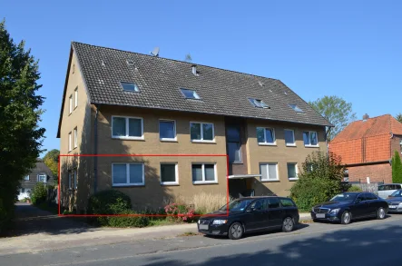 Außenansicht - Wohnung mieten in Lüneburg - Schöne 3-Zimmer Erdgeschosswohnung in Innenstadtnähe