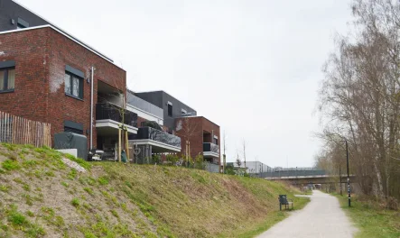 Ansicht - Wohnung mieten in Lüneburg - Attraktive Penthouse-Wohnung mit 4 Zimmern und Blick auf die Ilmenau