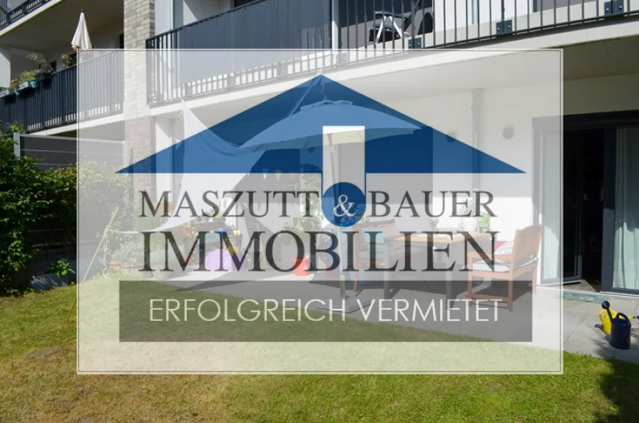 Gartenansicht - Wohnung mieten in Lüneburg - VERMIETET: 4-Zimmer-Wohnung mit Terrasse und kleinem Garten