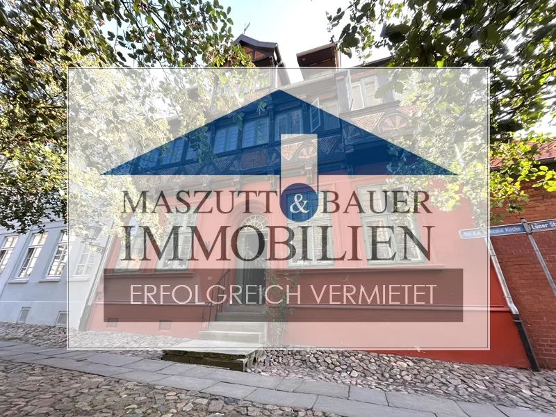 Vorderansicht - Wohnung mieten in Lüneburg - VERMIETET: 1-Zimmer-Altbauwohnung in der Lüneburger Innenstadt